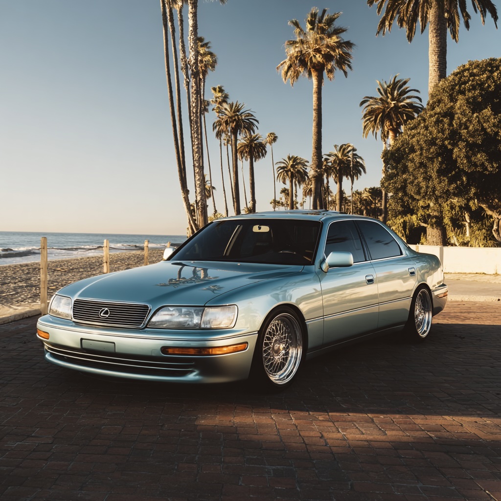 Lexus LS400 luxury sedan - legendary for lasting 300,000 miles or more with proper maintenance
