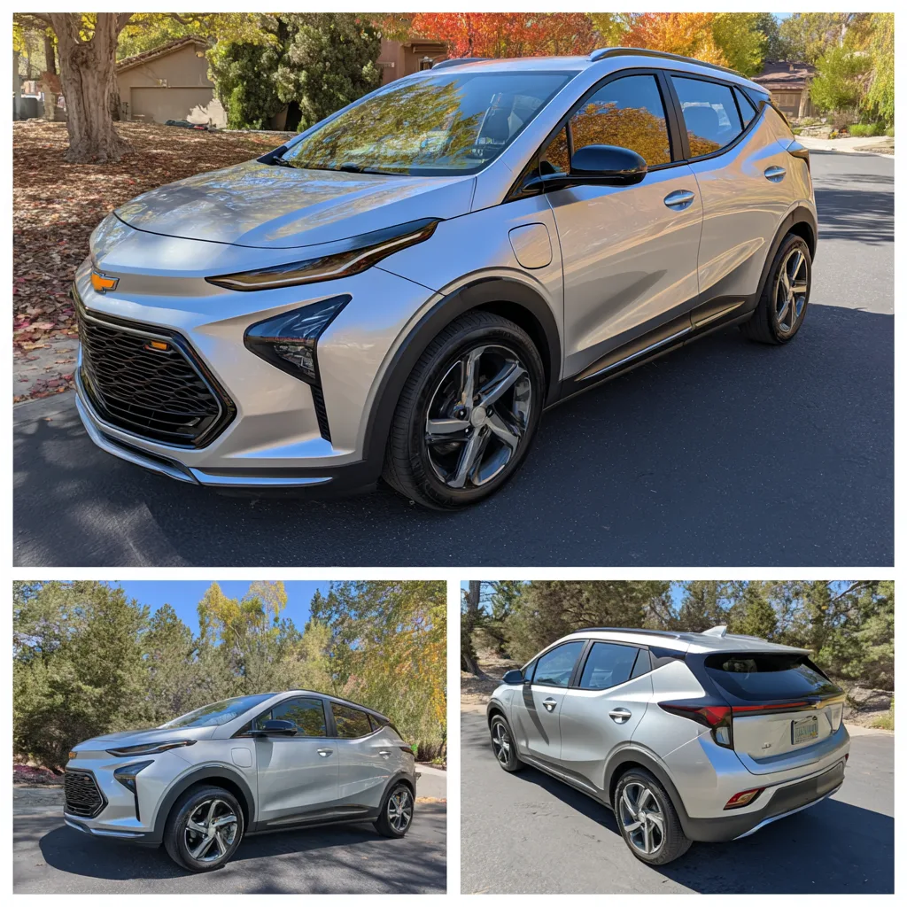 Chevy Bolt EUV parked in an urban neighborhood