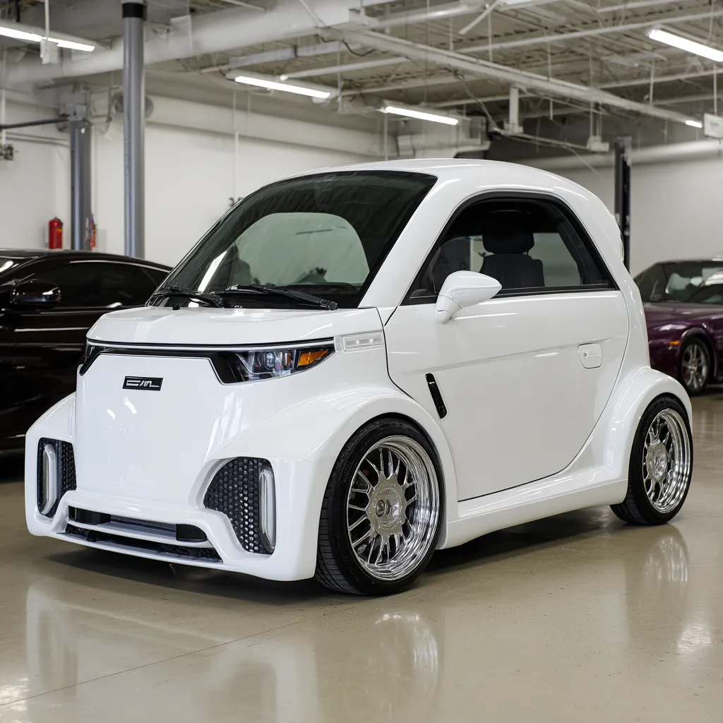 Small EV charging at a home outlet overnight